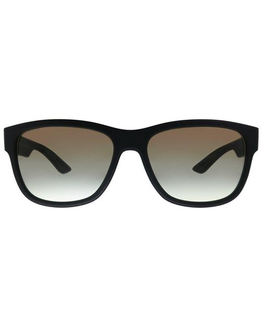 Prada Brown Ps03qs 57mm Sunglasses for men