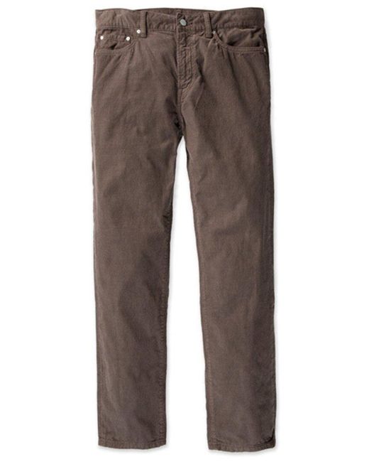 Outerknown Brown Townes 5-pocket Cord Pant for men