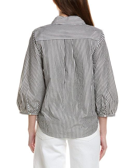Tommy Bahama Gray Palisade Isles Poplin Shirt