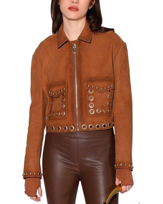 Walter Baker Brown Jolene Suede Jacket