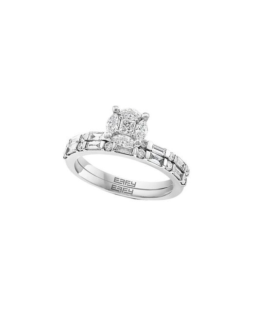 Effy Fine Jewelry White 14K 1.06 Ct. Tw. Diamond Solitaire Ring