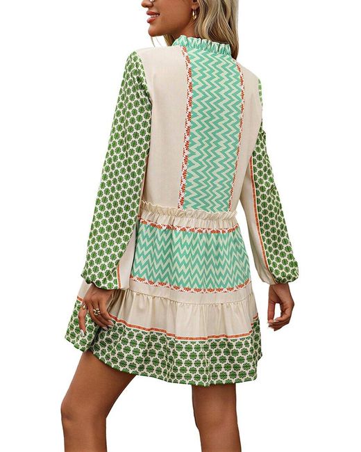 LEON GORI Green Mini Dress