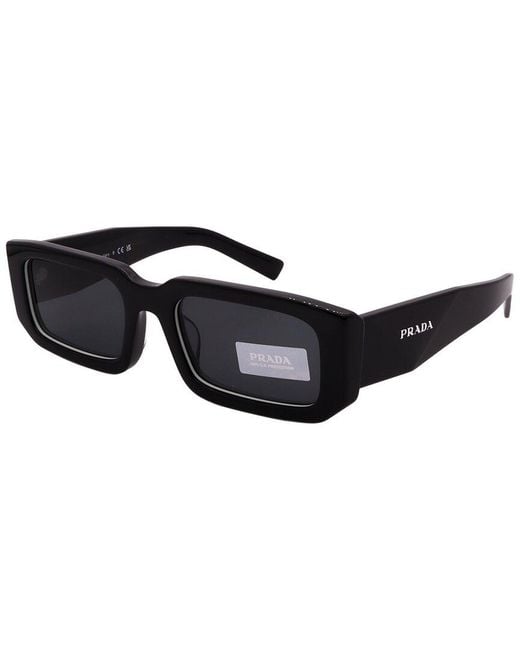 Prada Black Pr06Ys 53Mm Sunglasses for men