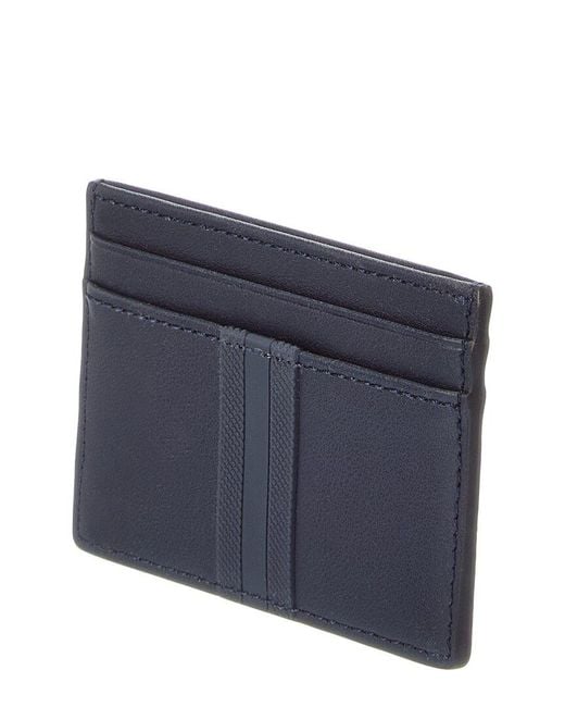 Boss Blue Ray Leather Card Holder for men