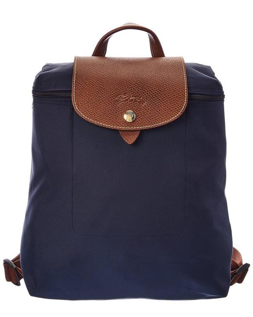 Longchamp Le Pliage Nylon Backpack in Blue Lyst