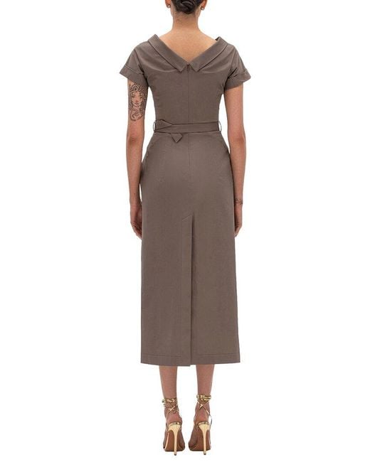 BGL Brown Sheath Dress
