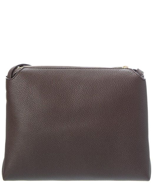 Khaite Brown Lina Medium Leather Crossbody