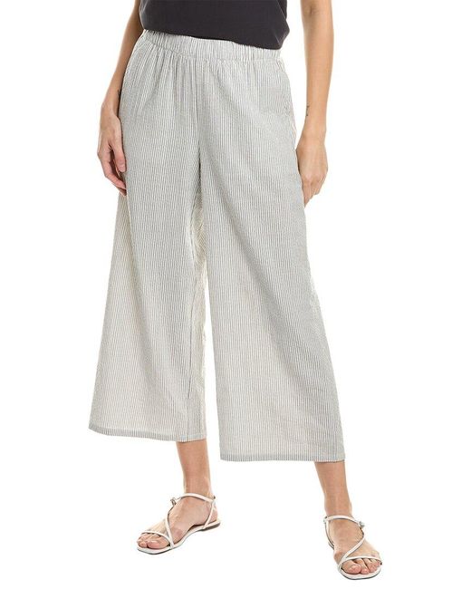 Eileen Fisher Gray Wide Leg Pant