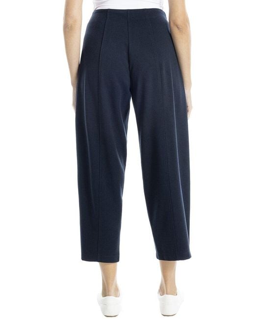 Max Studio Blue Barrel Leg Pant