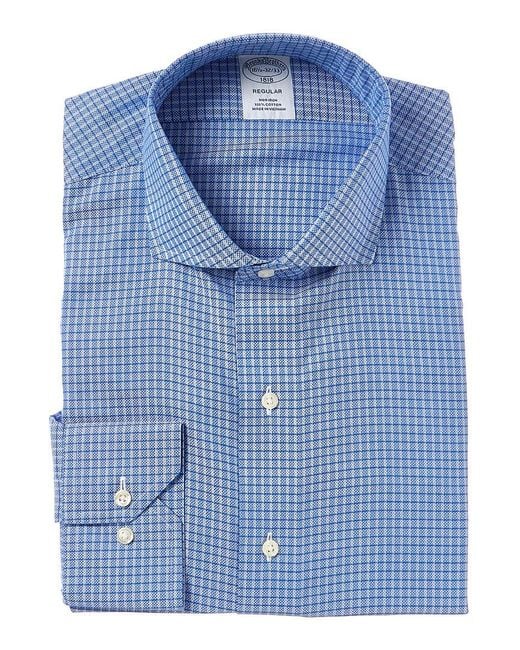 Brooks Brothers Blue Regular Fit Dress Shirt for men