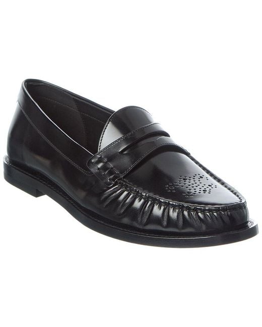 Céline Black Vivienne Leather Loafer for men