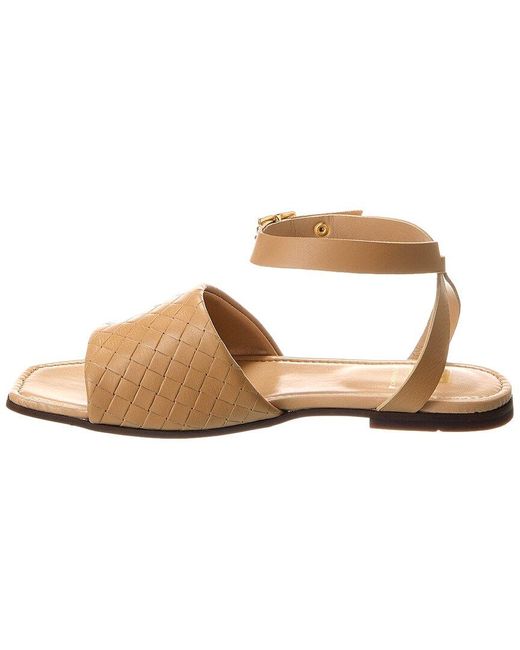 M by Bruno Magli Metallic Rita Leather Sandal