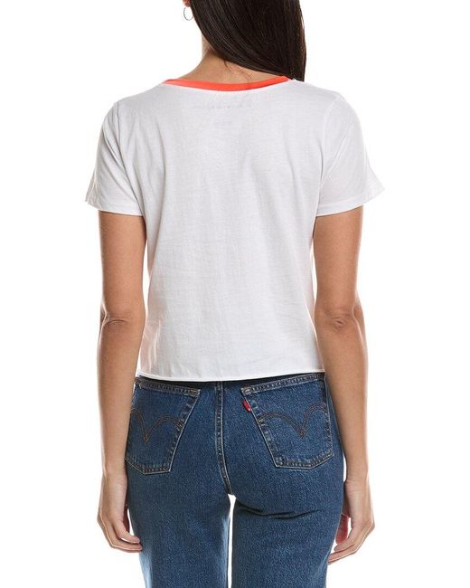 Prince Peter White Gameday Syracuse Oversized Crop T-Shirt
