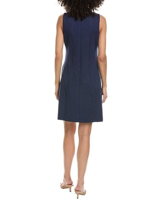 Tommy Bahama Blue Darcy Jacquard Fit & Flare