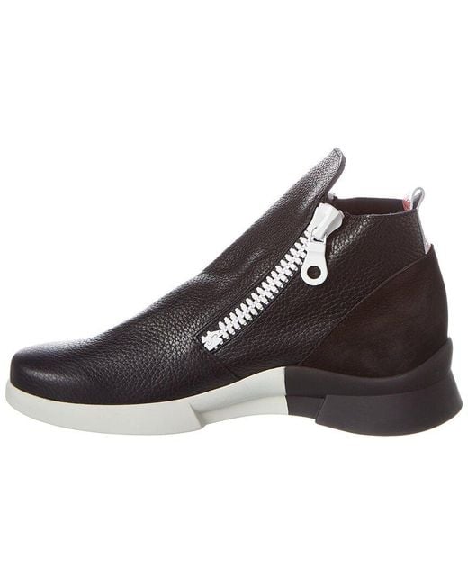 Arche Black Kythye Leather & Suede Bootie