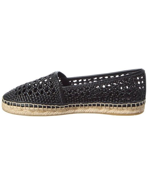 Stuart Weitzman Blue Freya Espadrille Canvas