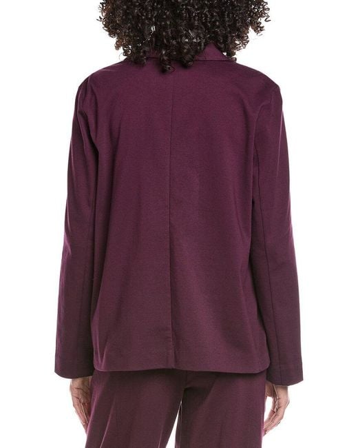 Eileen Fisher Purple Blazer