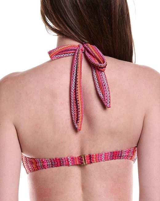 Vince Camuto Pink Ring Halter Top