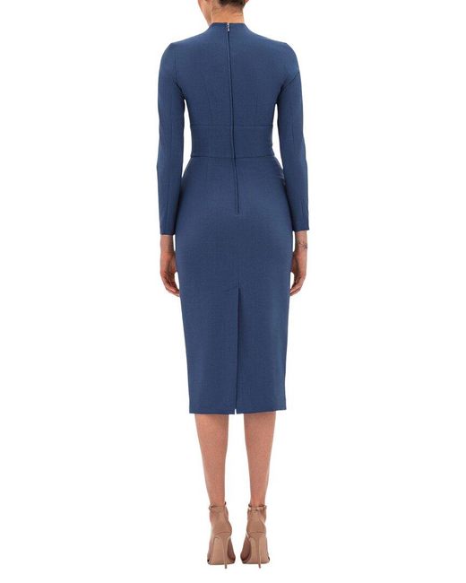 BGL Blue Midi Dress