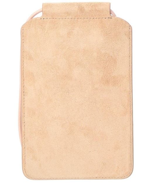 Brunello Cucinelli Natural Suede Pouch