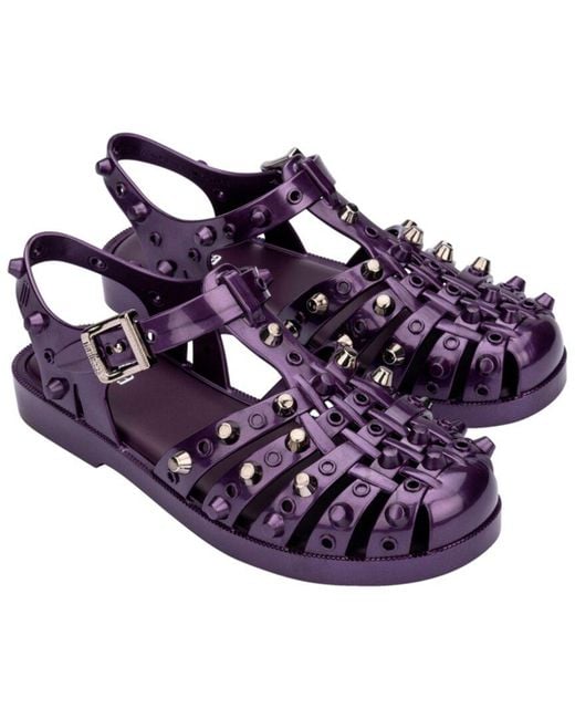 Melissa Purple Possession Studs Sandal