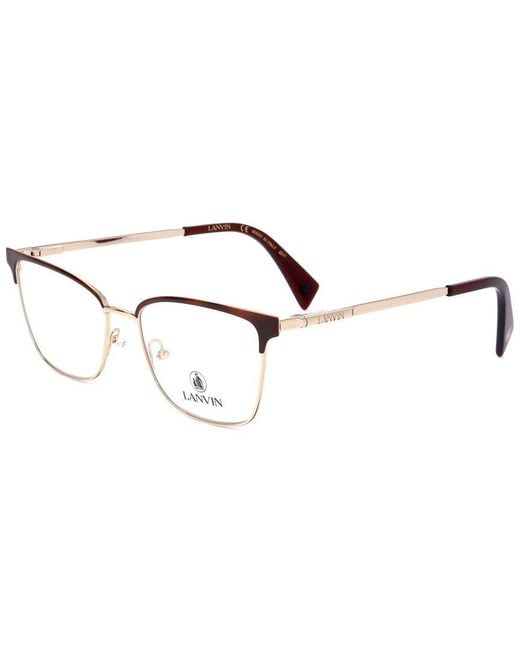 Lanvin Metallic 52Mm Optical Frames