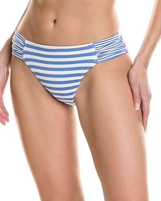 Tommy Bahama Blue Breaker Bay Reversible Side Shirred Bikini Bottom