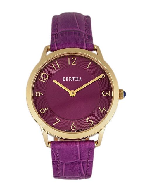 Bertha Purple Abby Watch