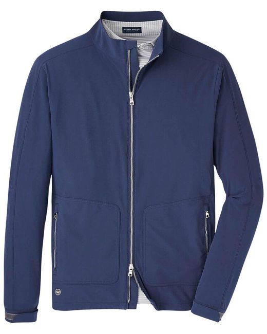 Peter Millar Blue Tailored Fit Contour Jacket for men