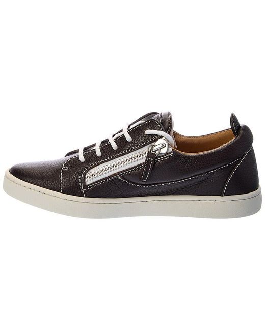 Giuseppe Zanotti Brown Brek Leather Sneaker