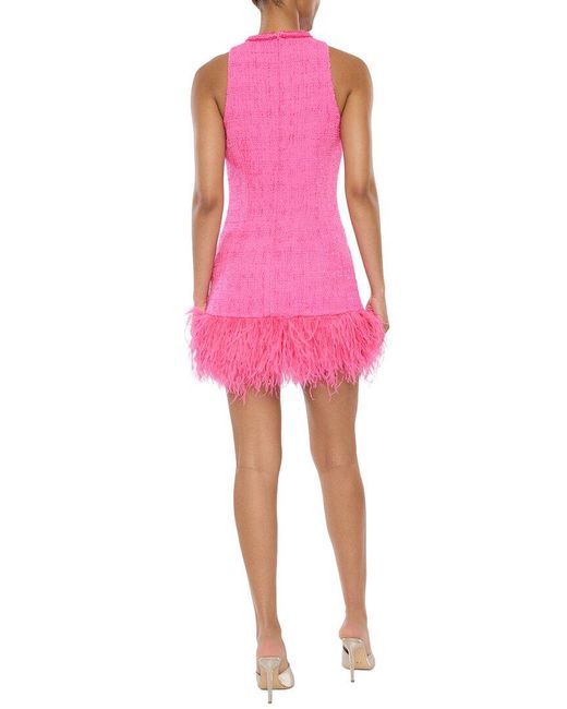 Likely Pink Annalisa Wool-Blend Dress