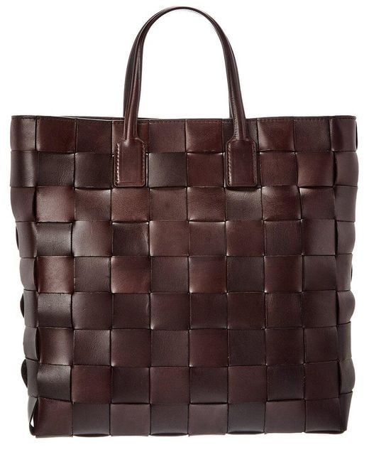 Dragon Diffusion Brown Pino Leather Tote