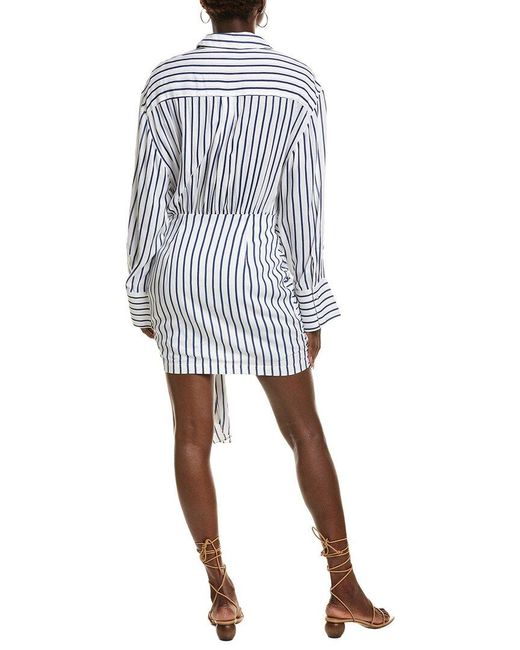 Bardot Blue Malira Shirtdress