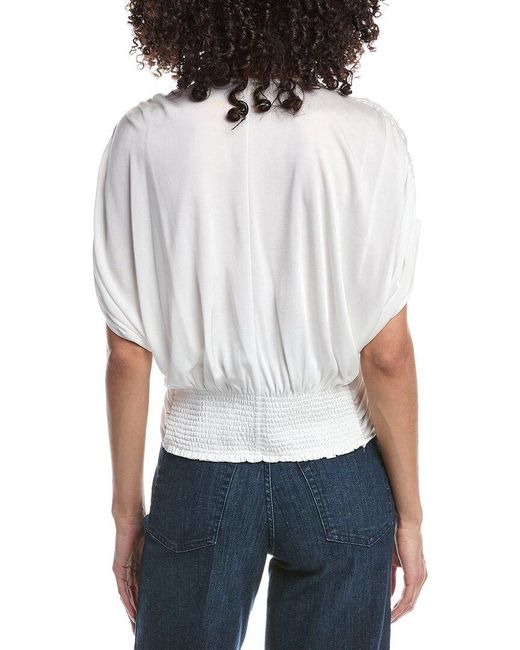 Ramy Brook White Gwen Top