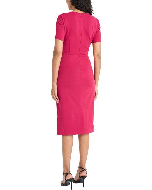Maggy London Red Sheath Dress