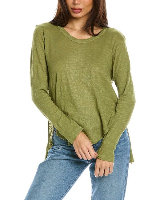 Wilt Green High-low Sweater