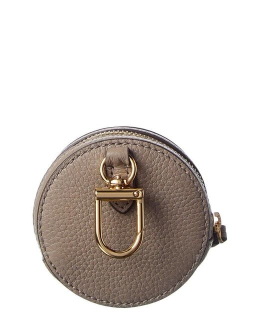 Tory Burch Metallic Thea Leather Coin Pouch