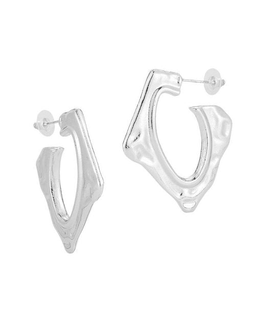 Sphera Milano White Plated Earrings