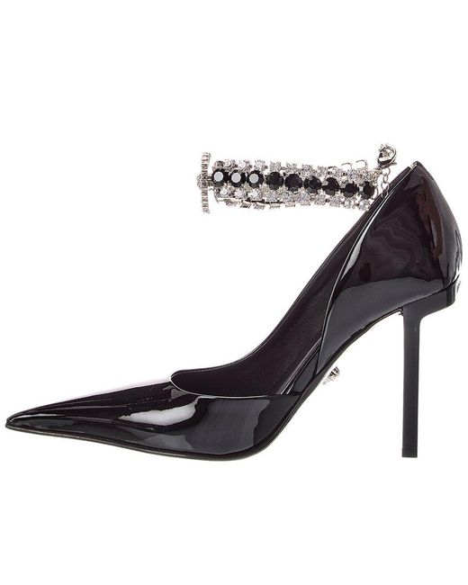 Versace Black Patent Pump
