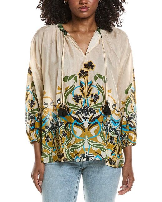 Johnny Was Multicolor Margot Blouse