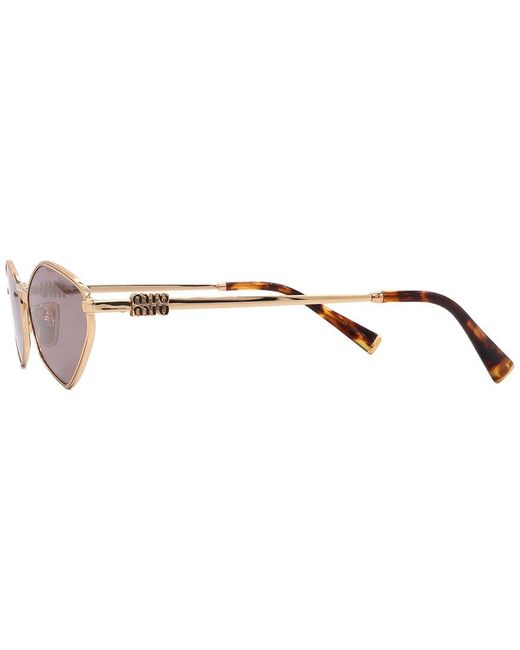 Miu Miu Pink Mu 56Zs 56Mm Sunglasses for men