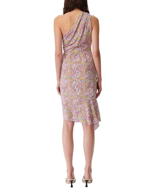 IRO Multicolor Tabea Asymmetrical Print Dress