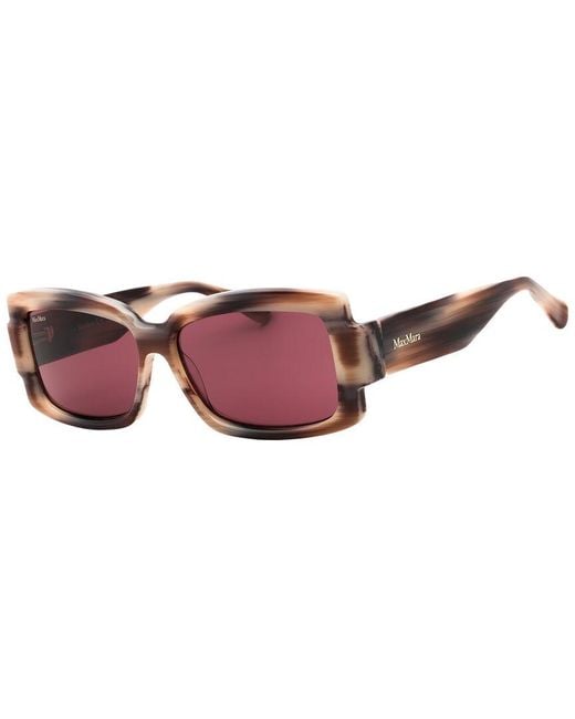 Max Mara Red Mm0140 57Mm Sunglasses