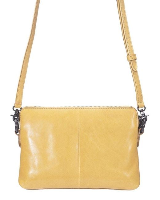 Frye Natural Melissa Leather Crossbody