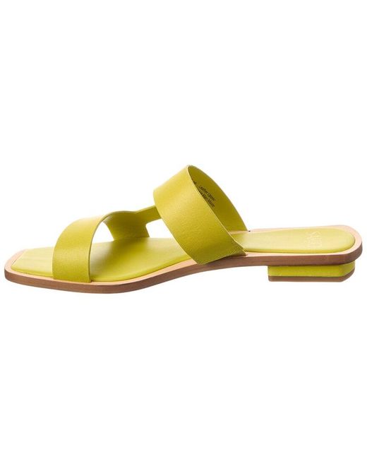 Franco Sarto Yellow Emily Slide