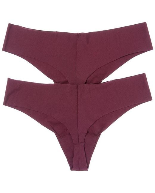Commando Purple Set Of 2 Butter Thong