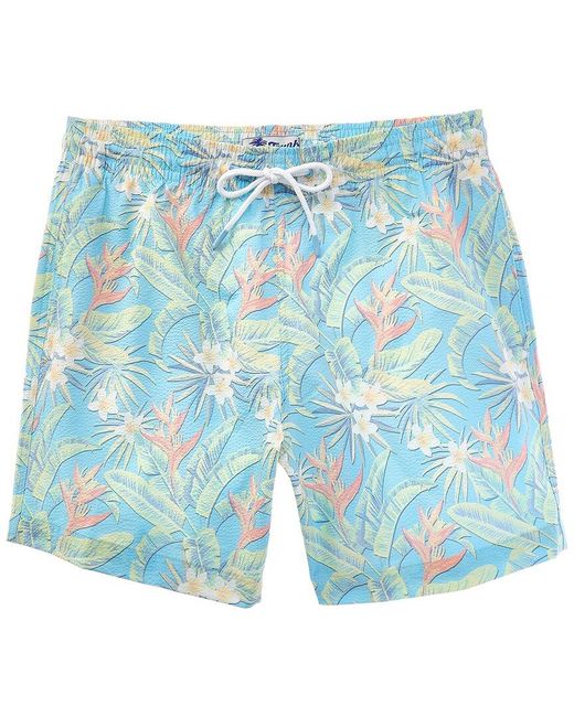 Trunks Surf & Swim Blue Sano Swim Trunk for men