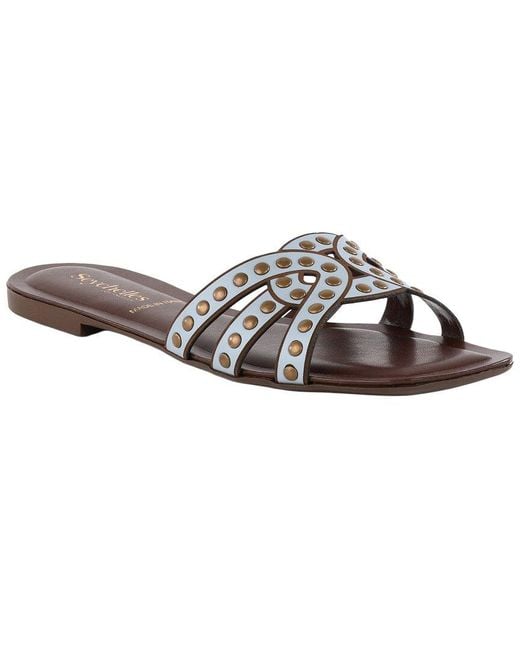 Seychelles Brown Leather Sandal