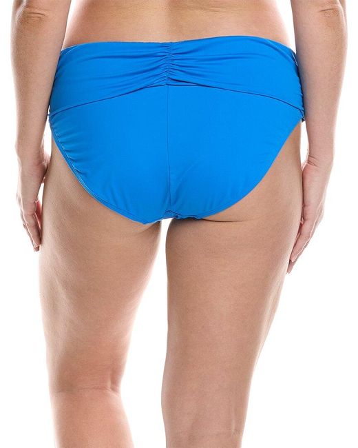 La Blanca Blue Shirred Band Hipster Bottom
