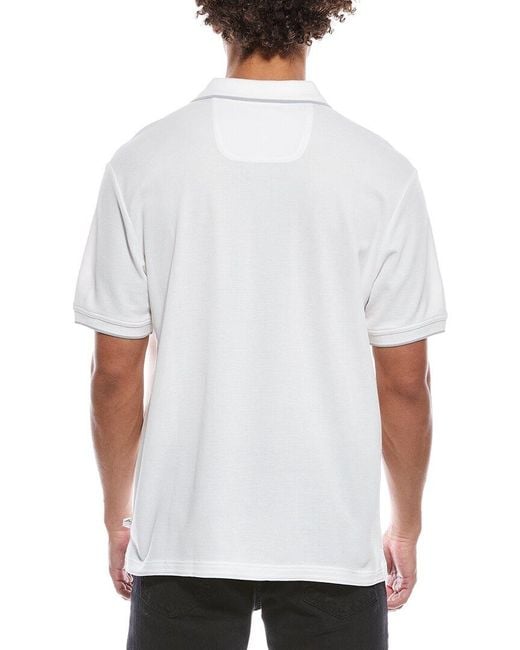 Tommy Bahama White Emfielder Johnny Collar Polo Shirt for men